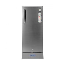 Sisil ECO Refrigerator Single Door, 185L Silver