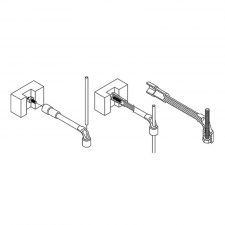 Toptul 24 mm Angled Socket Wrench 6x12PSatin Chrome/ Stamping/ Color Box