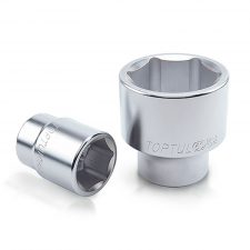 Toptul 1 x 70 mm 6 pt. DR. Socket Satin Chrome