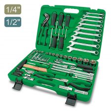 Toptul 80 PCS Professional Grade 1/4 & 1/2 Dr.Tool Kit