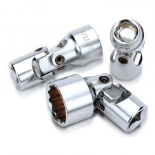 Toptul 3/8 Dr. 19 mm DR. Flexibale Universal Socket Satin Chrome