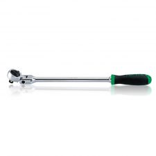 Toptul 1/2 Dr. L = 430mm 72T Super Long Flex Head Ratchet Stin Chrome