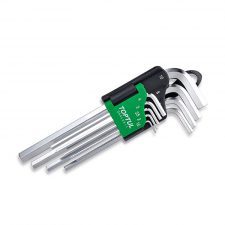 Toptul 9Pcs Long Type Hex Key Wrench Set