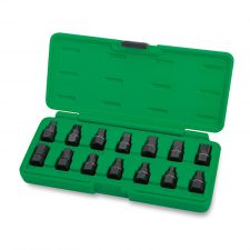 Toptul 14Pcs Dr Master Oil Drain Plug Key Set