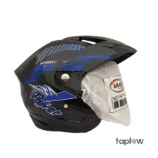 H.H.CO Flash Black And Blue Helmet