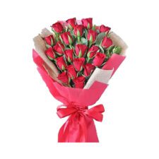 Crimson Kiss Rose Bouquet