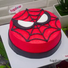 Spiderman Face Cake