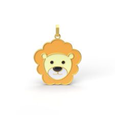 Lion King Pendant- 18KT Solid Gold 1.7g