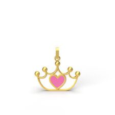 Princess Crown Pendant 1.05g - 18KT Solid Gold