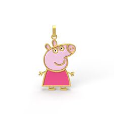 Peppa Pig Pendant 1.4g - 18KT Solid Gold