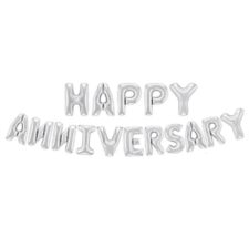 Packaged gold 'Happy Birthday' script cake topper or cake decoration set (party prop).