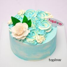 Love Across Sky Cake