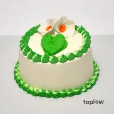 Betel Leaf and Flower Avurudu Cake