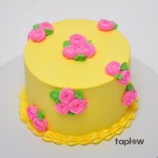 Yellow Tea Party Cake