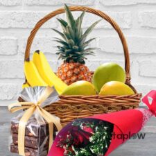 Brownie & Fresh Fruit Hamper