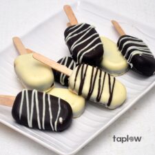White Chocolate & Chocolate Popsicle 8 Pcs