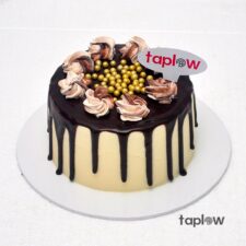 Chocolate Sprinkle Drip Cake