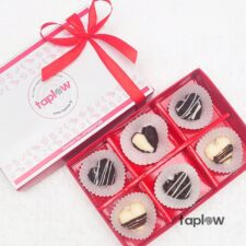 Heart Shape Chocolates - 06 Pieces