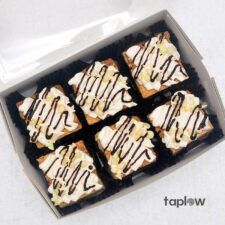 White Chocolate Brownies 6 Pcs