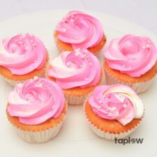 Rose Petal Buttercream Cupcakes - 06