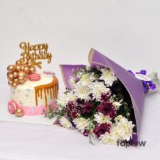 Peachy Pink Spring Floral Gift Set