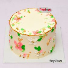 Pastle Blooms Cake
