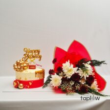 Elegance in Red & Gold Gift Set