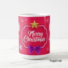 Merry Pink Wishes Mug