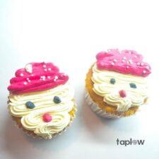Santa's Sweet Cupcakes - 2 Pcs