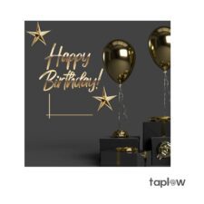 Classy Black Birthday Greeting Card