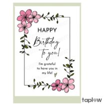 Floral Birthday Card