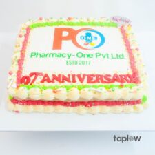Corporate Anniversary Cake