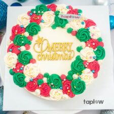 Christmas Color Cake
