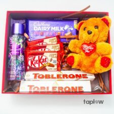Chocolates & Teddy Gift Box