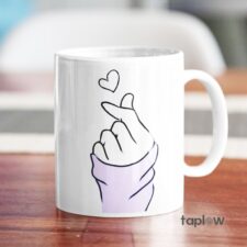 Finger Heart Mug