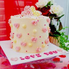 Blooming Spring Buttercream Cake