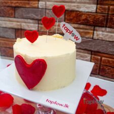Valentine's Day Candy Heart Cake