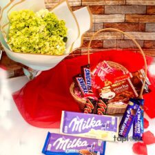 Chocolate & Floral Delight Gift Set