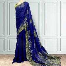 Lanka Voil Two Color Saree