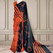 Sun's Glow Batik Saree