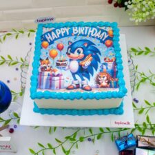 Sonic Edible Print Cake