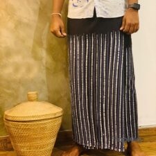 Black & White Stripe Sarong