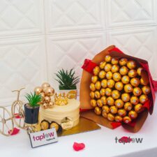 Cake With Chocolates Gift Combo