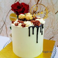 Brown Abstract Cake - 1.5 Kg