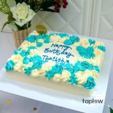 White chrysanthemum bouquet wrapped in pink paper