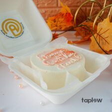 Peachy Pink Bento Cake