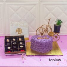 Purple Love & Choco Bliss Gift Set