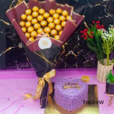 Lavender Heart & Ferrero Love Gift Set