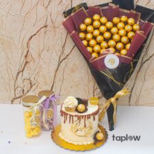 Festive Treats & Ferrero Bouquet Set