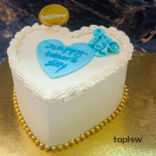 Blue Heart Bliss Cake - 1 Kg